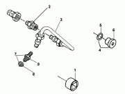 Блок соединительных патрубков компенсационного нагнетателя L375 20